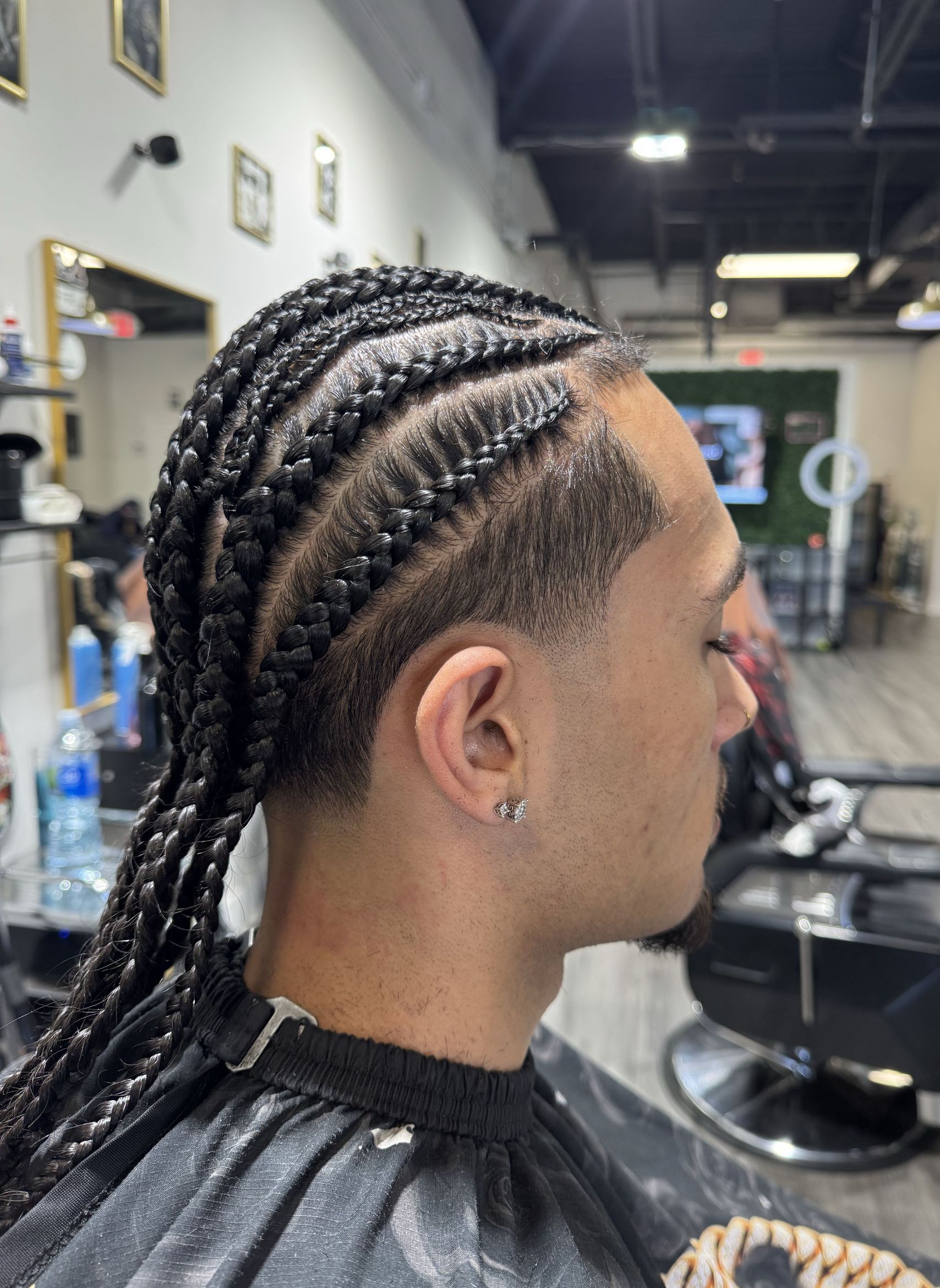 Fresh fade by first chair barber Vince at Victory Barbershop, Boca Raton